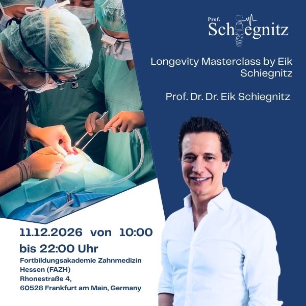 Longevity Masterclass by Eik Schiegnitz